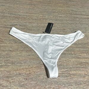 NWT Mariemeili white thong panty